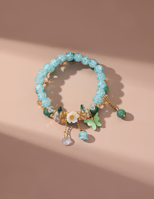 MIA - Set de pulseras con Mariposa Celeste