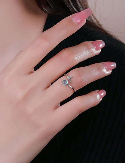 Sortija de dama de Plata 925 Cola de Sirena