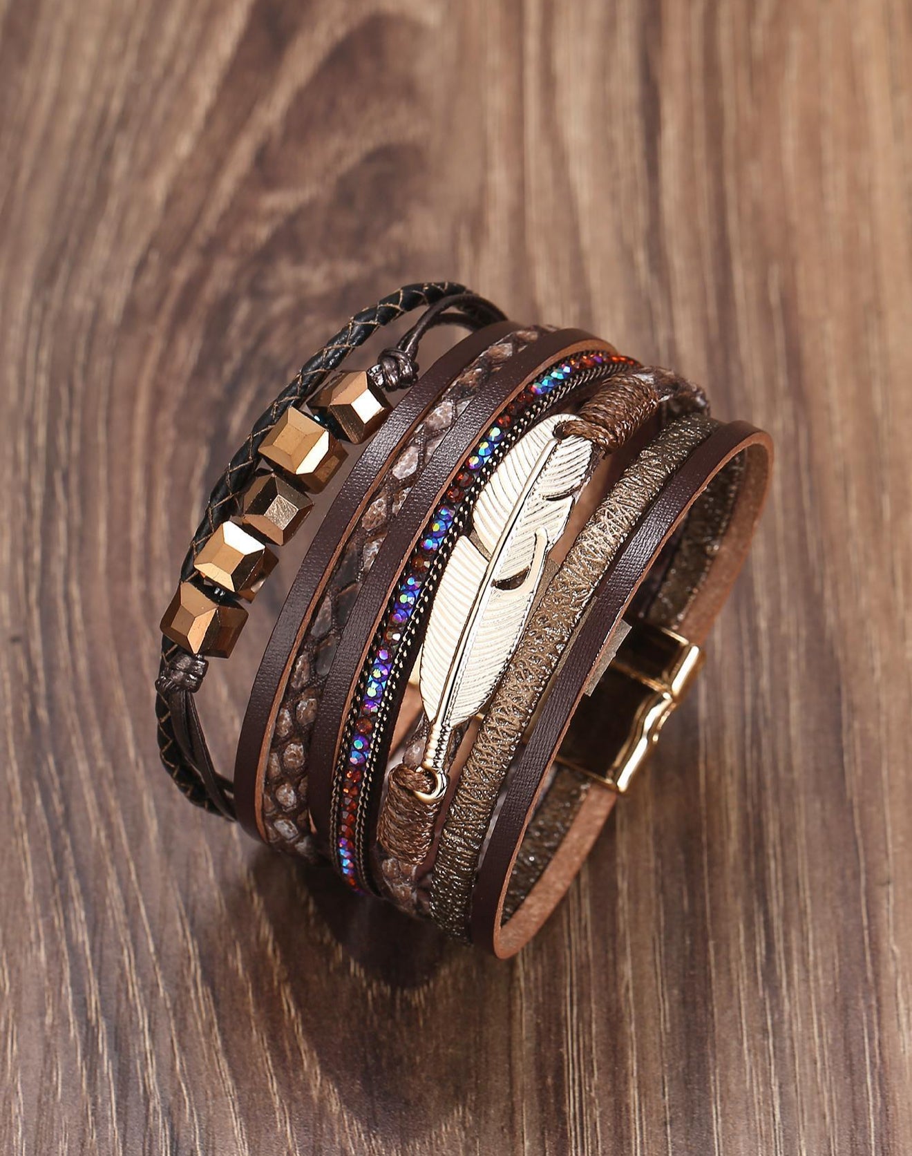 Mia - Brazalete a capas Roberta