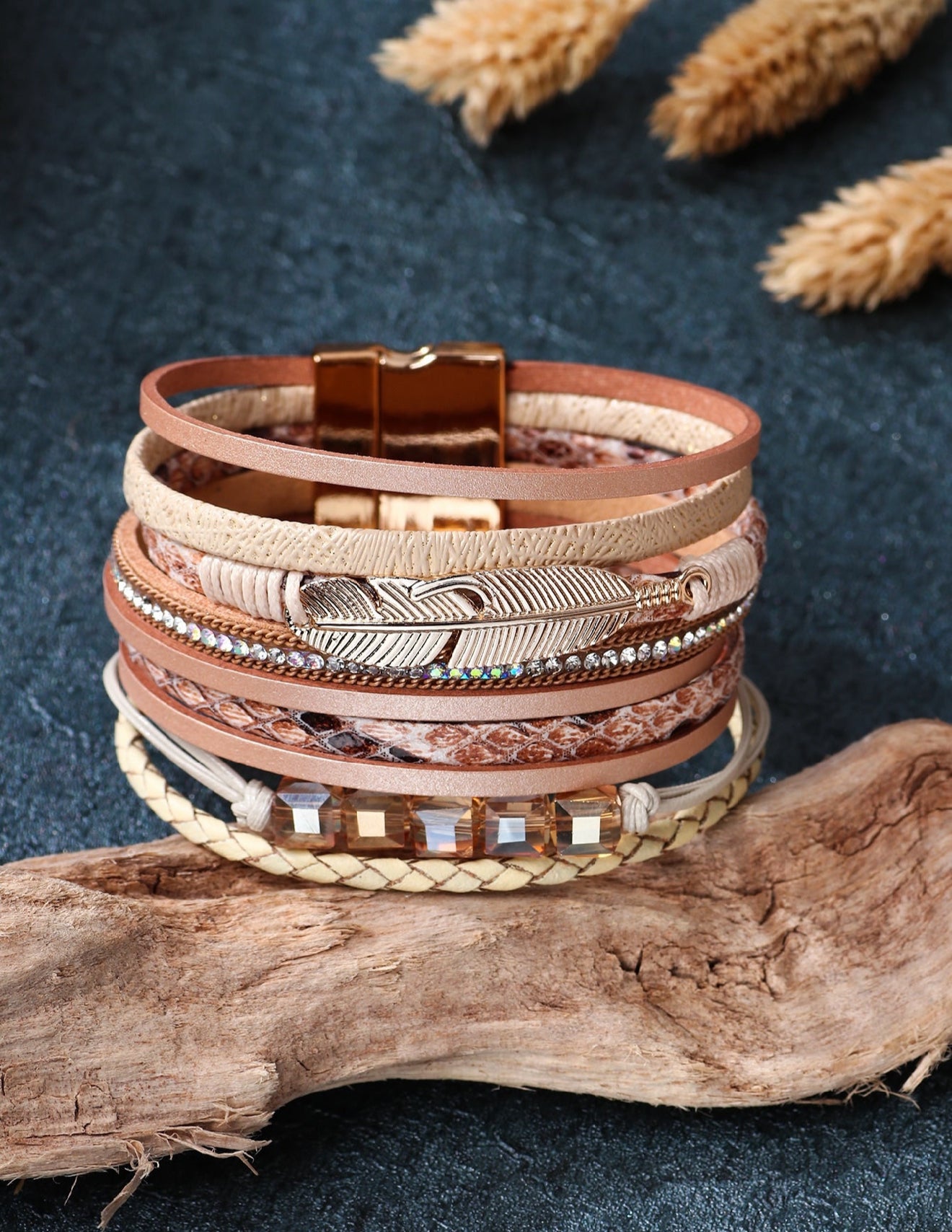 Mia - Brazalete a capas Melida