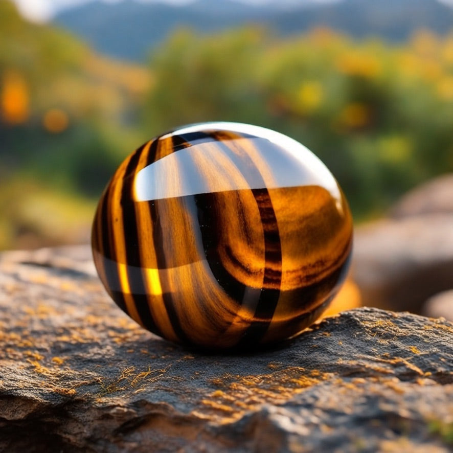 Tiger's Eye and Hematite Signature Single Bracelet