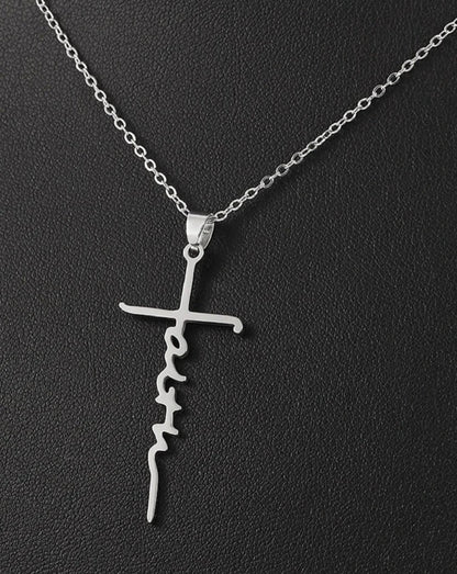 Mia Collar minimalista en Acero Inoxidable Faith