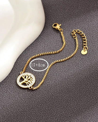 MIA - Brazalete arbol de la vida Dorado