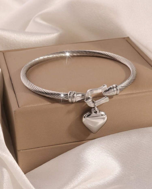 MIA - Brazalete Laura Plateado