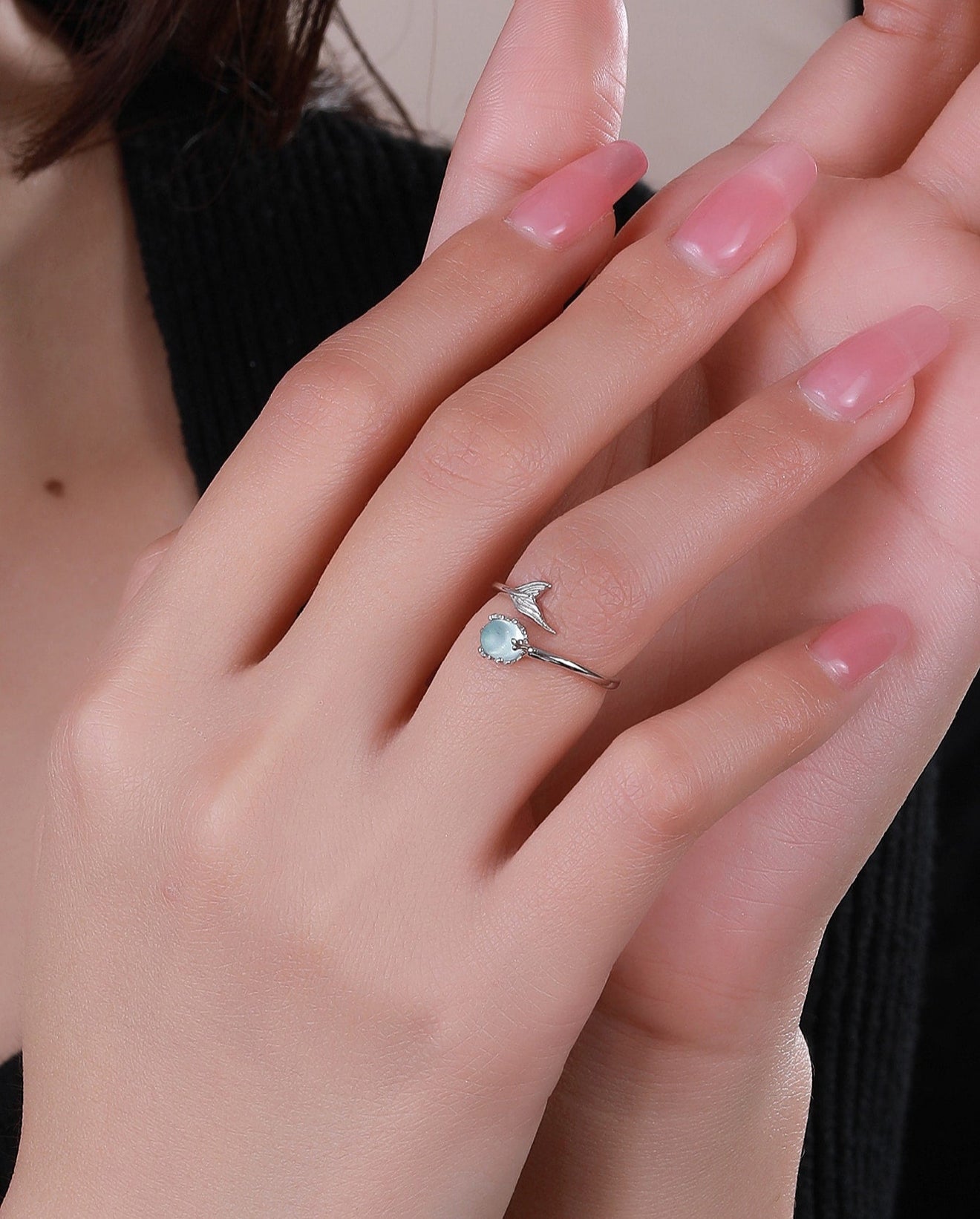 Sortija de dama de Plata 925 Cola de Sirena