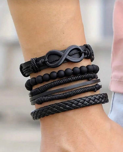 Set de pulseras infinito