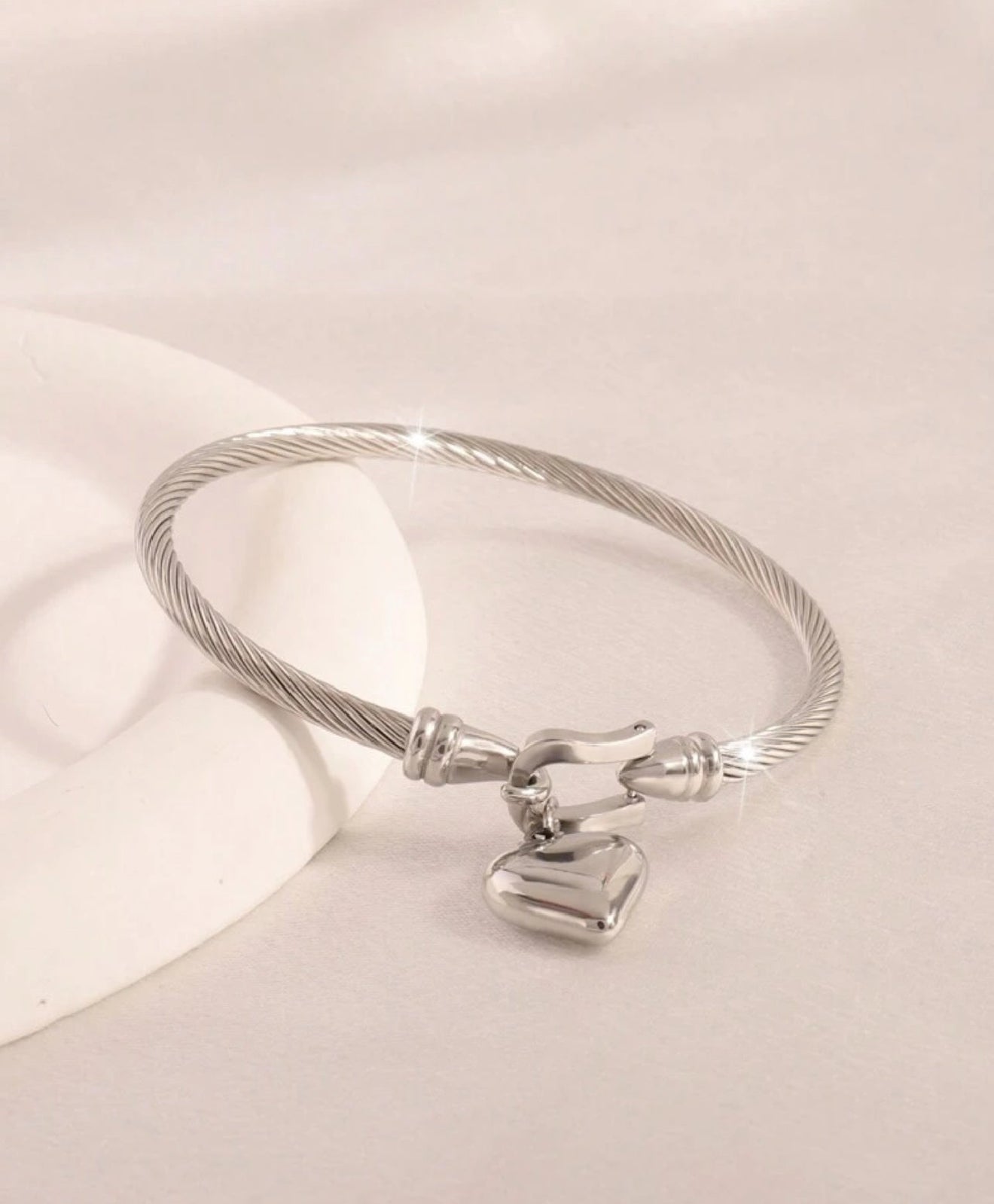 MIA - Brazalete Laura Plateado