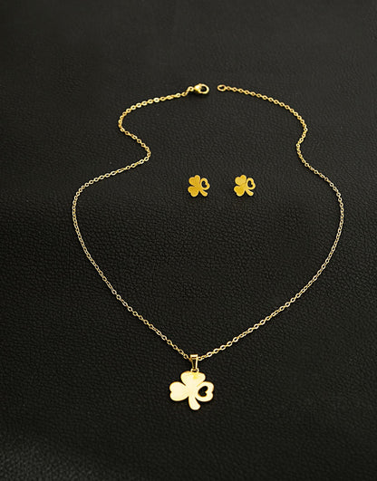 Mia Set de 3 piezas Good Lucky en Acero Inoxidable Dorado