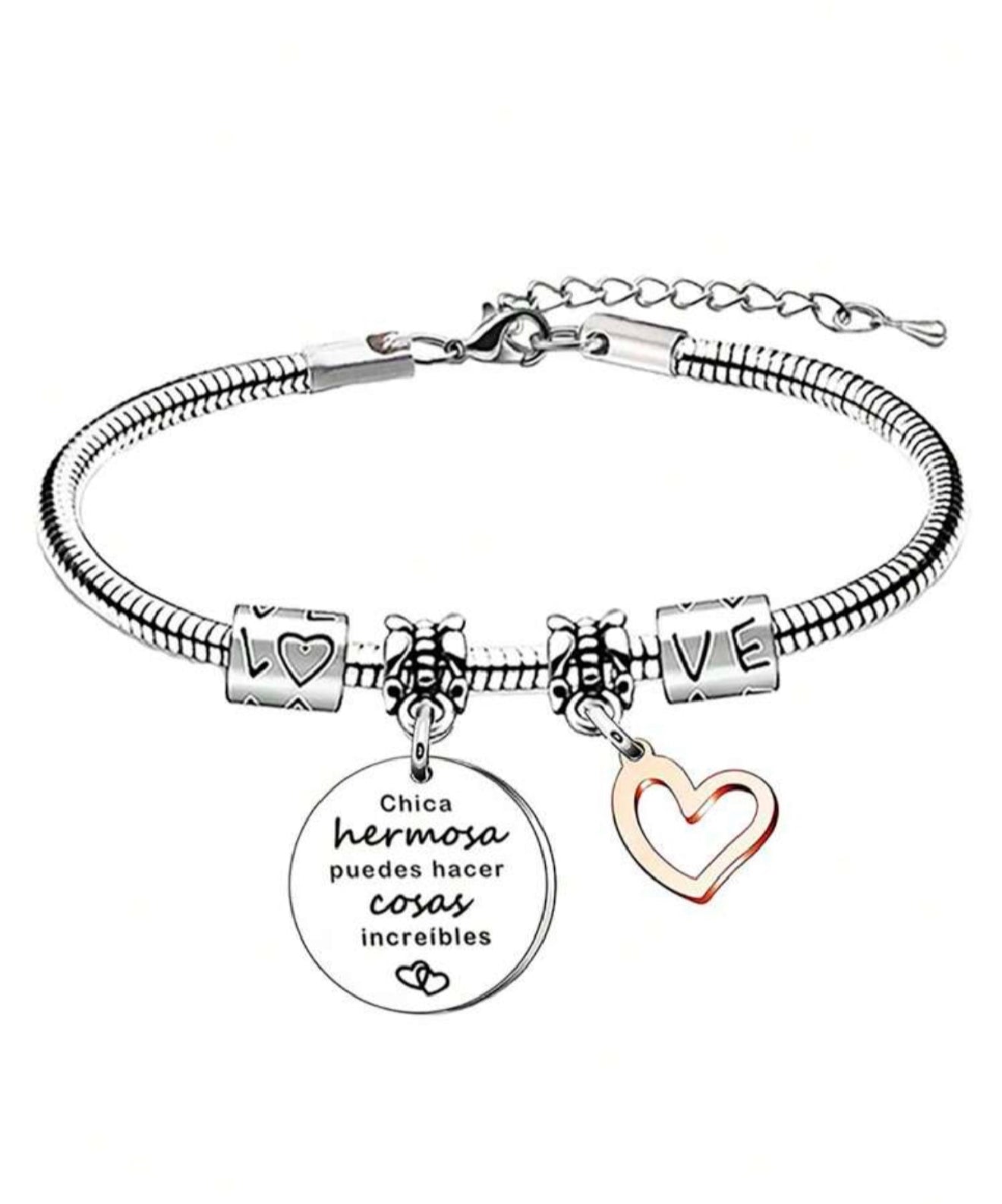 MIA - Brazalete Hermosa en plateado