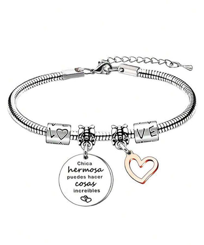 MIA - Brazalete Hermosa en plateado