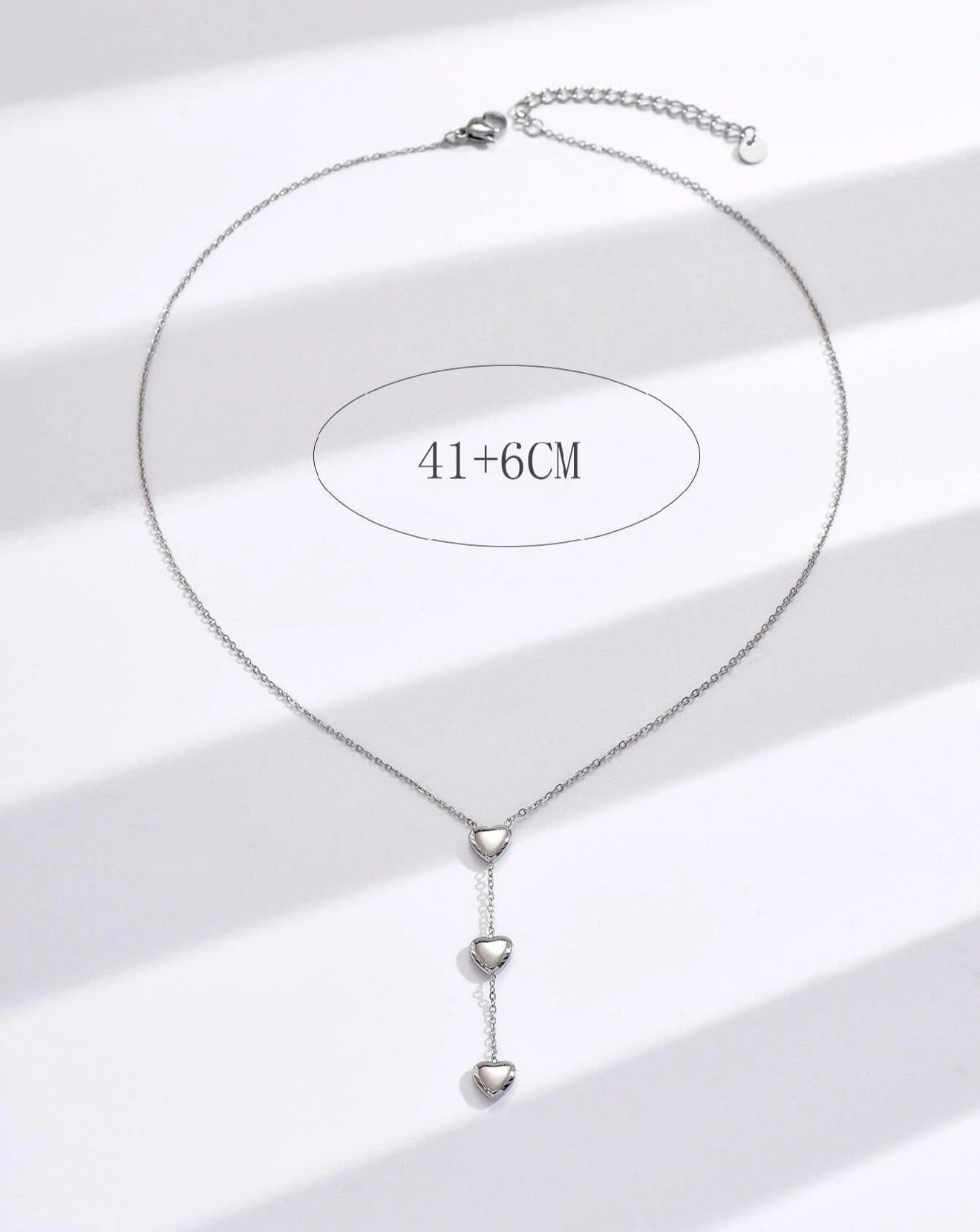 Mia Collar estilo Coreano plateado en acero inoxidable