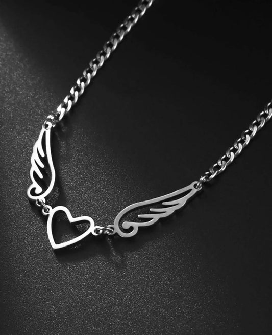 Mia Collar Angela Plateado