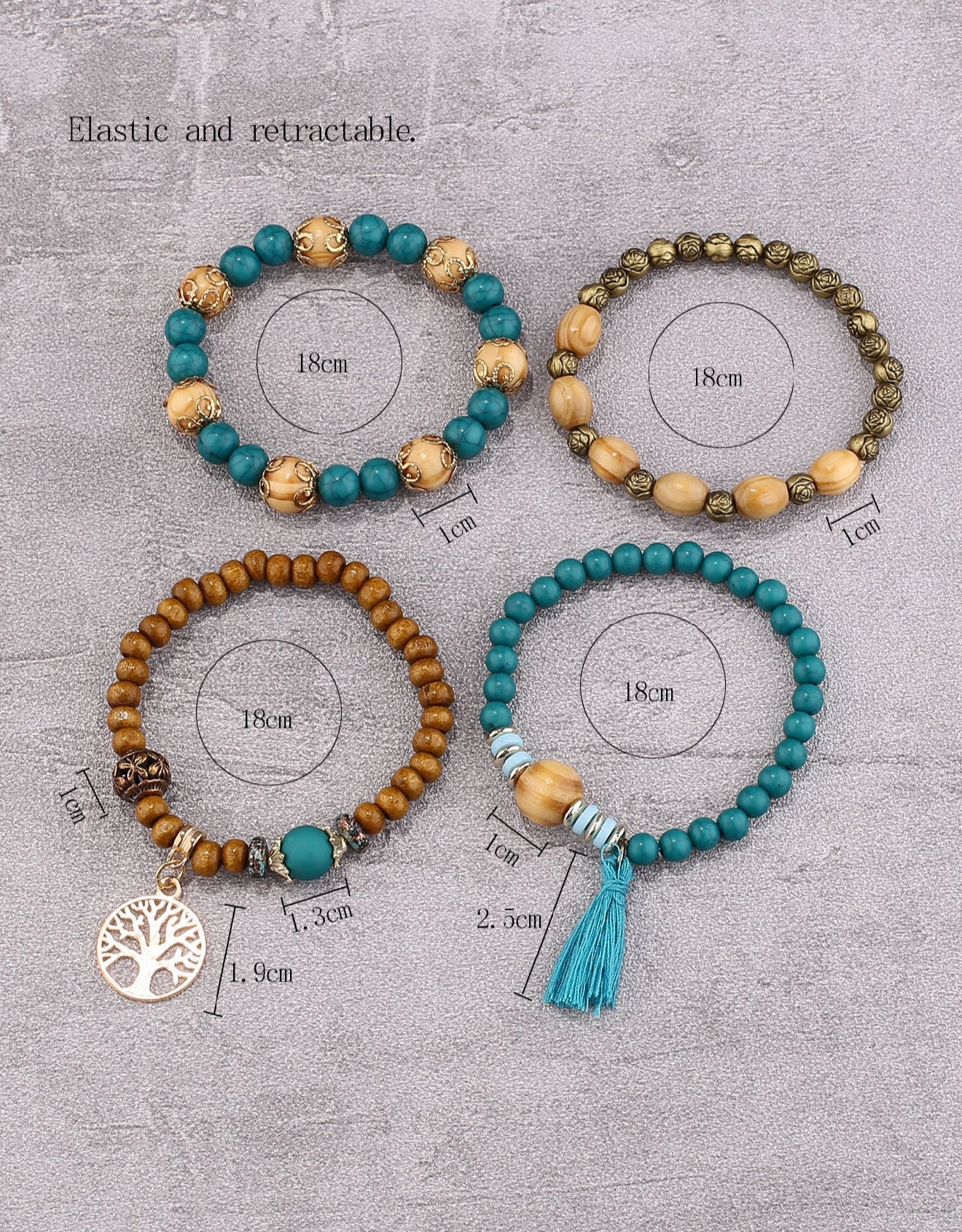 MIA - Set de Pulseras Árbol de la Vida