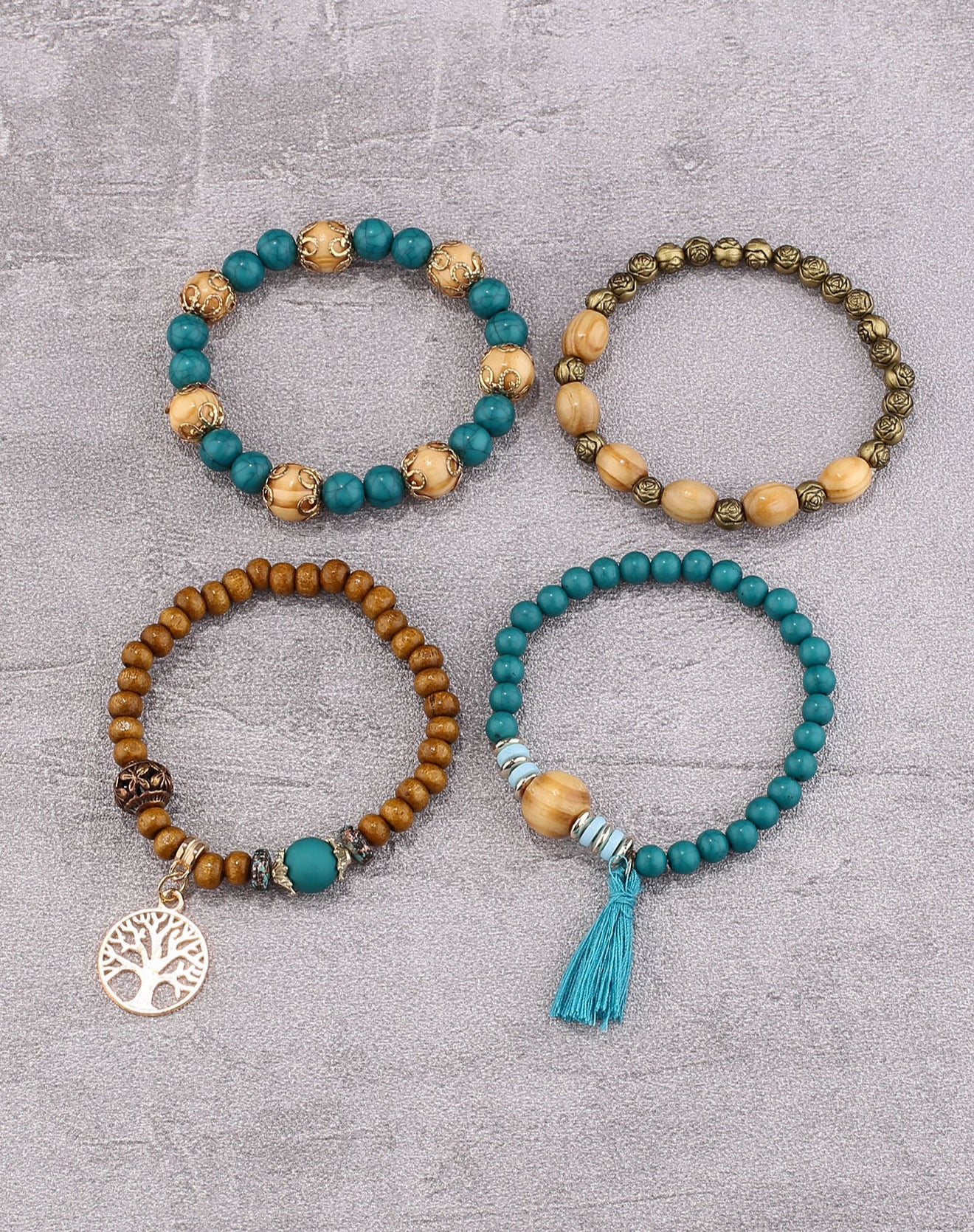 MIA - Set de Pulseras Árbol de la Vida