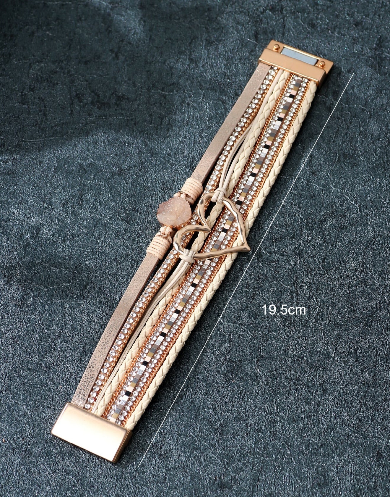 Mia - Brazalete a capas Paulina