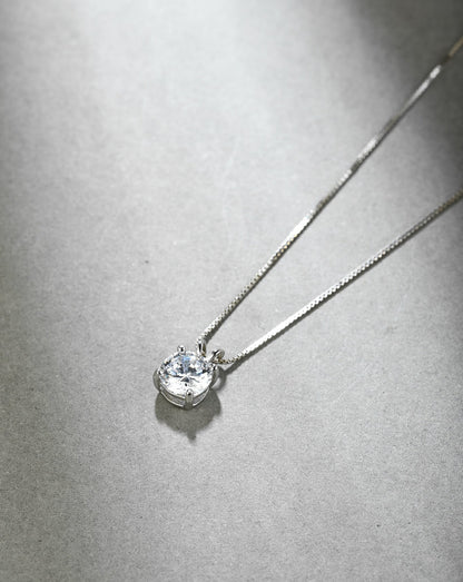 Mia Collar de Plateado con Circonia Anika