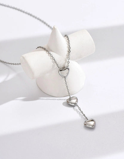 Mia Collar estilo Coreano plateado en acero inoxidable