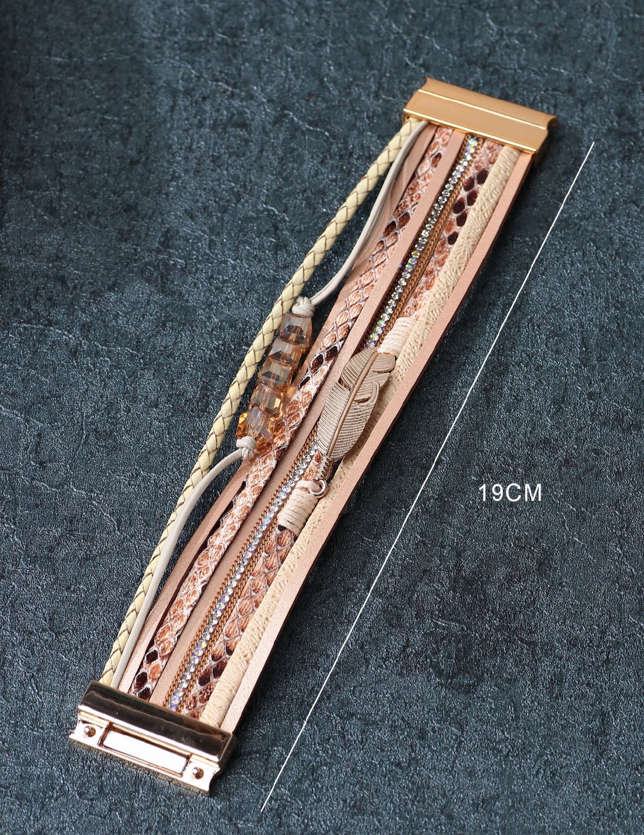 Mia - Brazalete a capas Melida