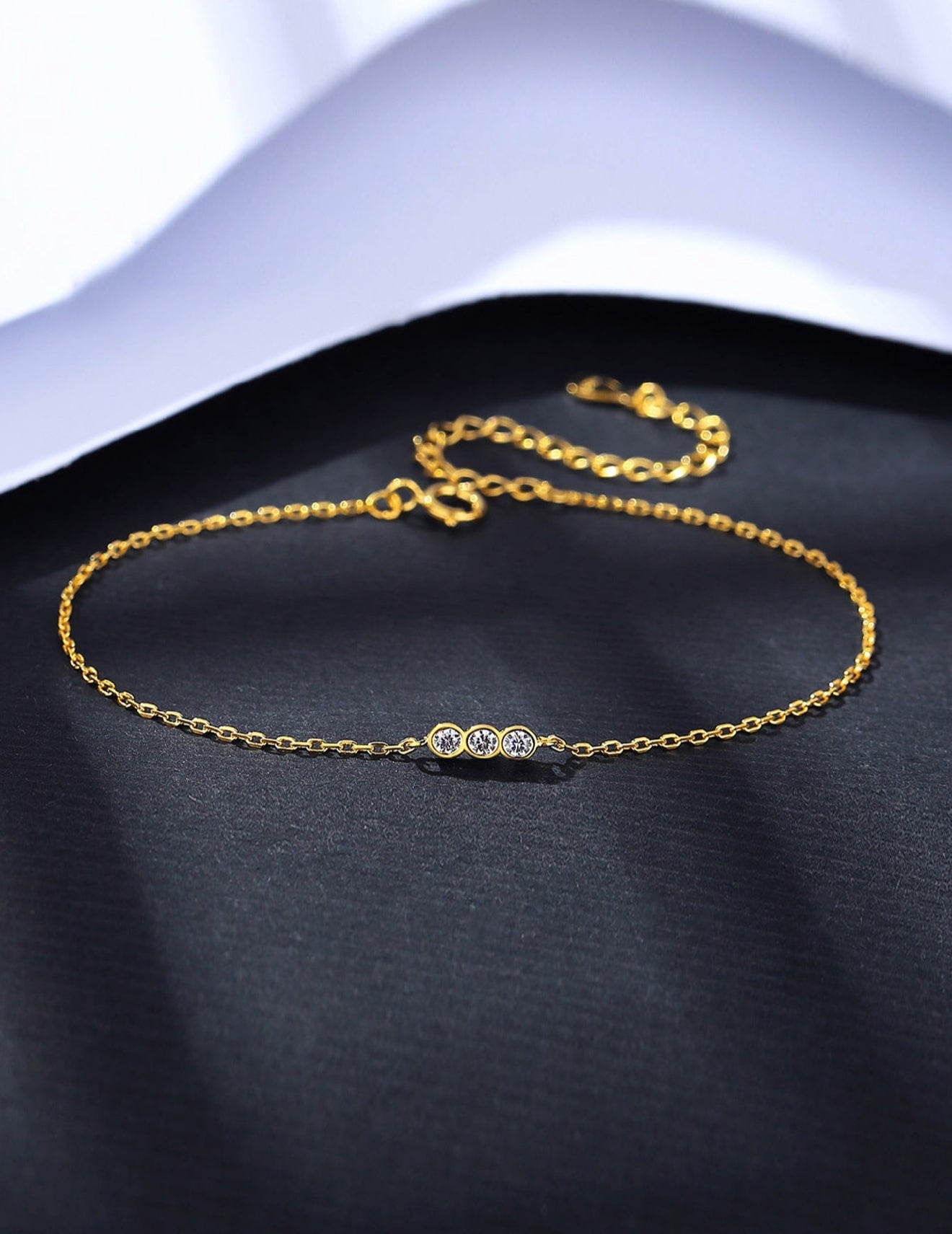 MIA - Pulsera de Plata Karli baño en oro de 14kl