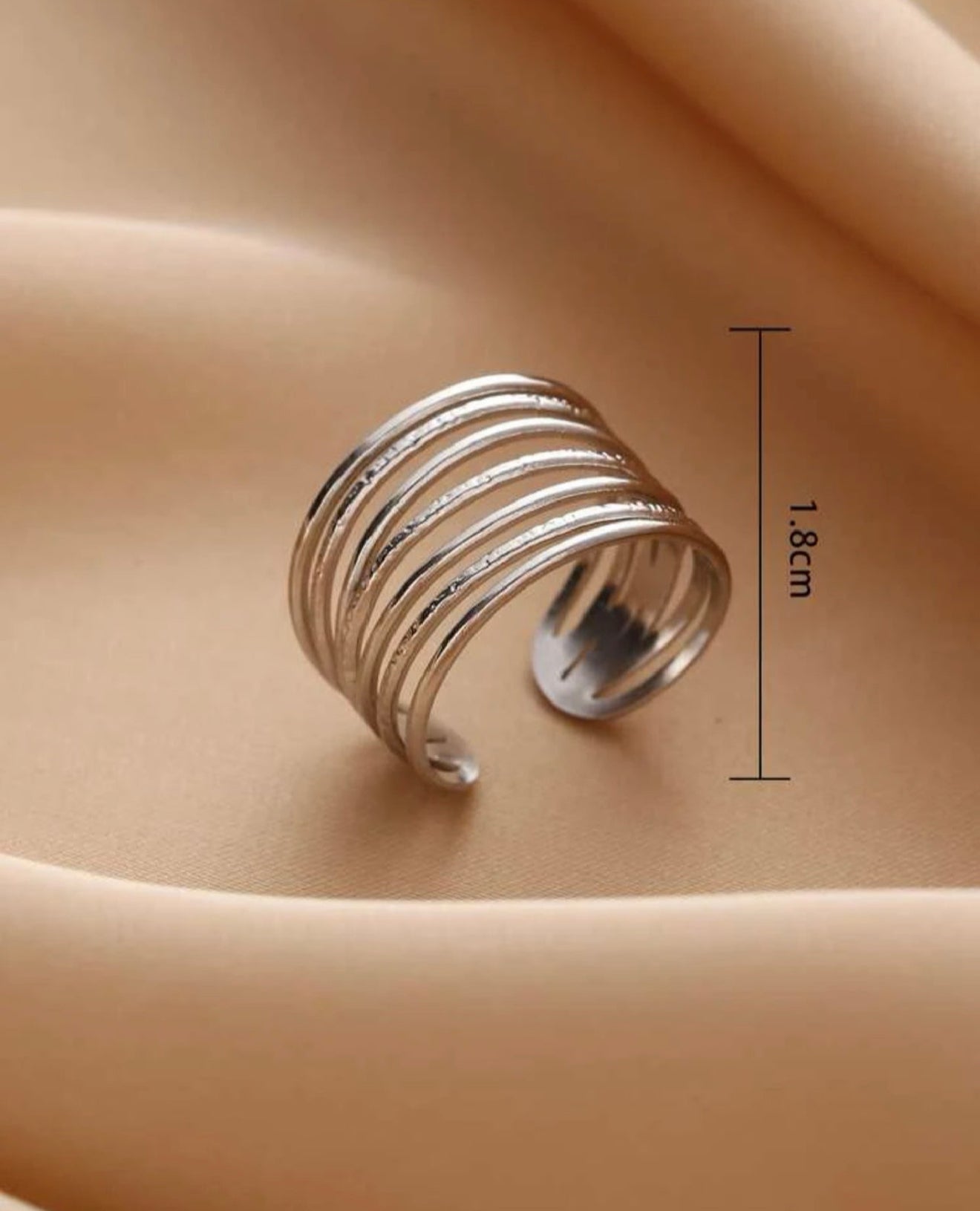 Sortija de dama ajustable Alejandra