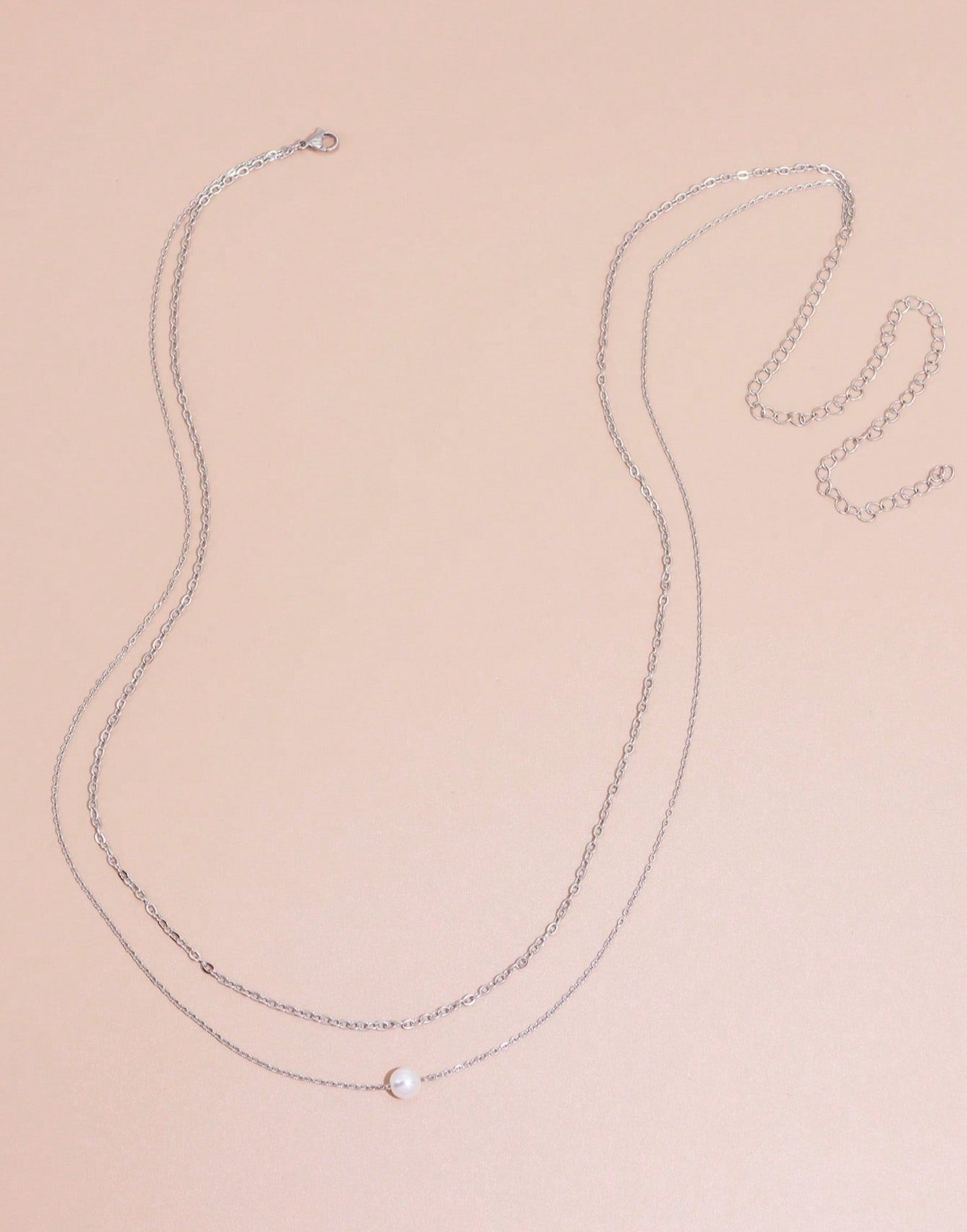 Mia Cadena para la cintura con decoración de perlas de imitación