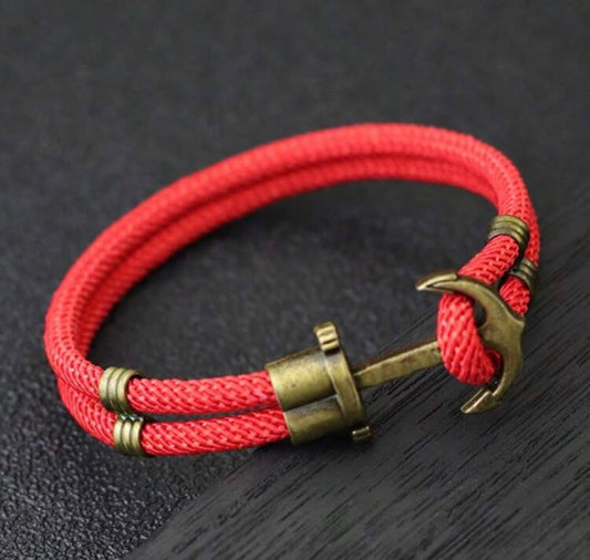 Minimalist Red Rope Bracelet