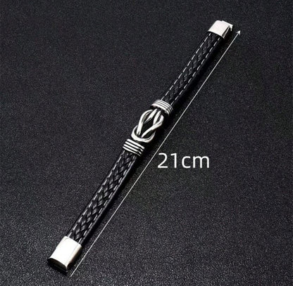 Pulsera de hombres con diseño de infinito