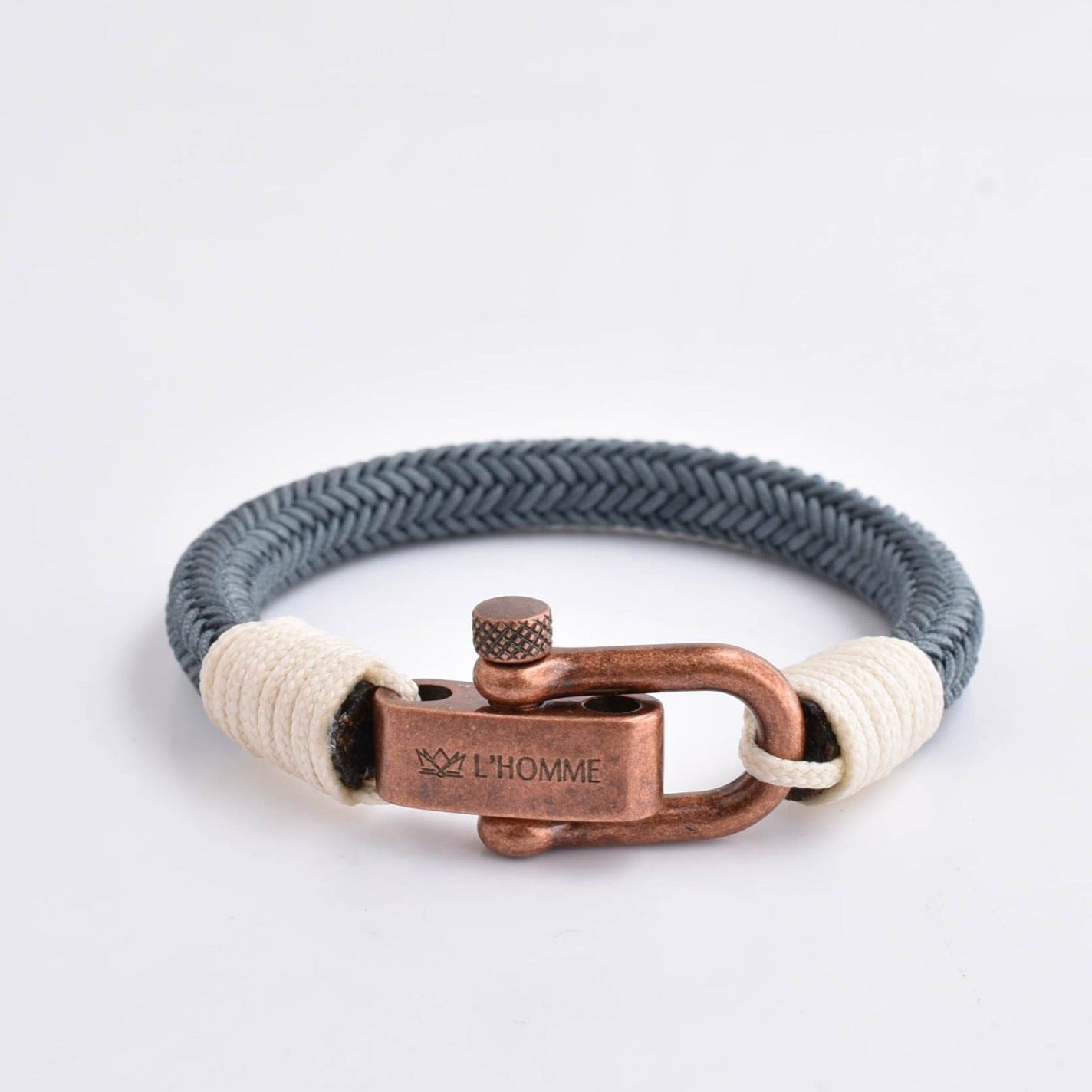 Pulsera Signature Navy Azul y Bronce