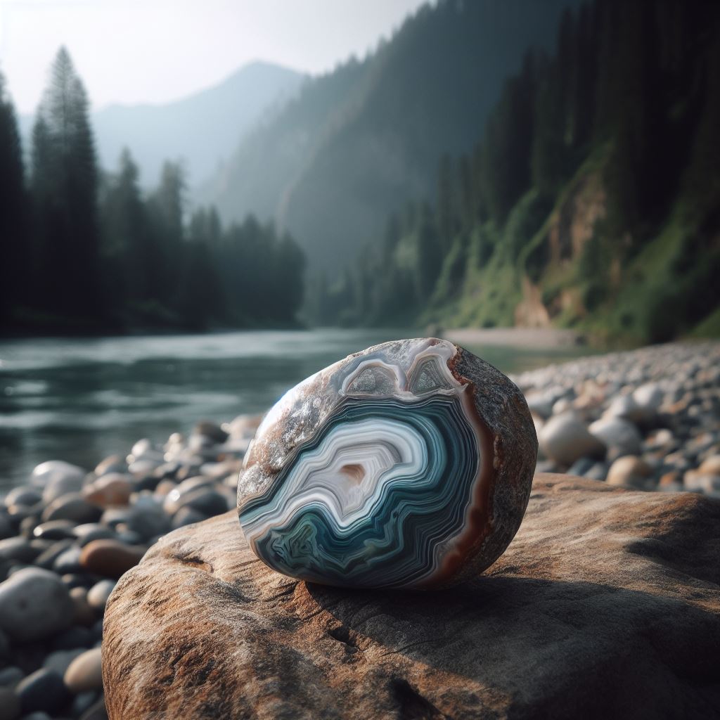 Tree Agate Signature Single Bracelet