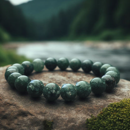 Tree Agate Signature Single Bracelet