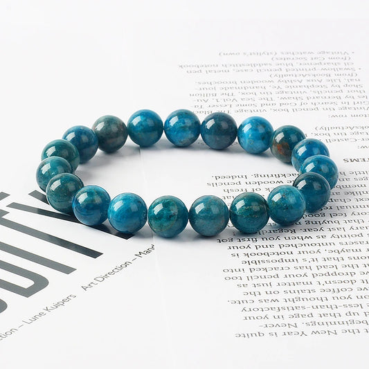 Pulsera Signature Single Apatita Azul