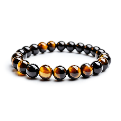 Signature Single Red Tiger Eye Bracelet