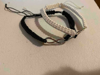 Pulsera 2 piezas brazalete trenzado pareja