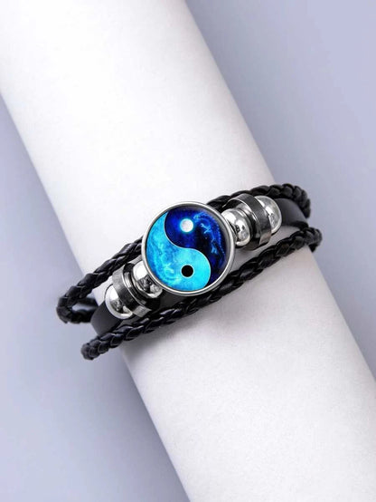 Bracelet for Men with Yin &amp; Yang design