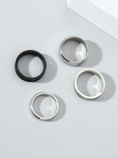 Minimalist ring 4 pieces