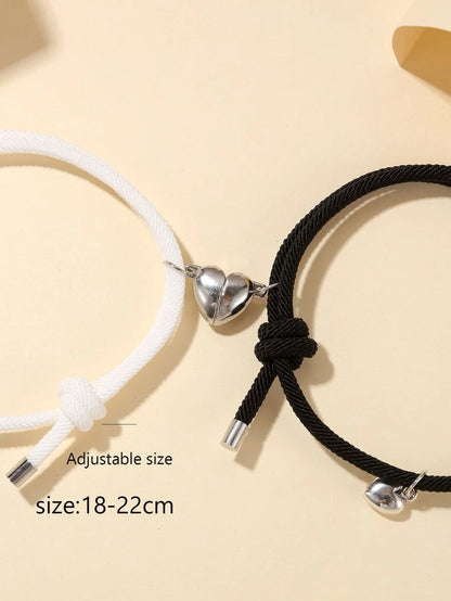 Pulsera 2 piezas para parejas con nudo