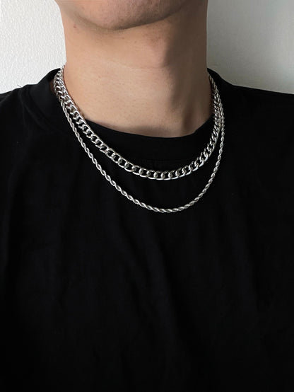 Simple Double Chain Necklace