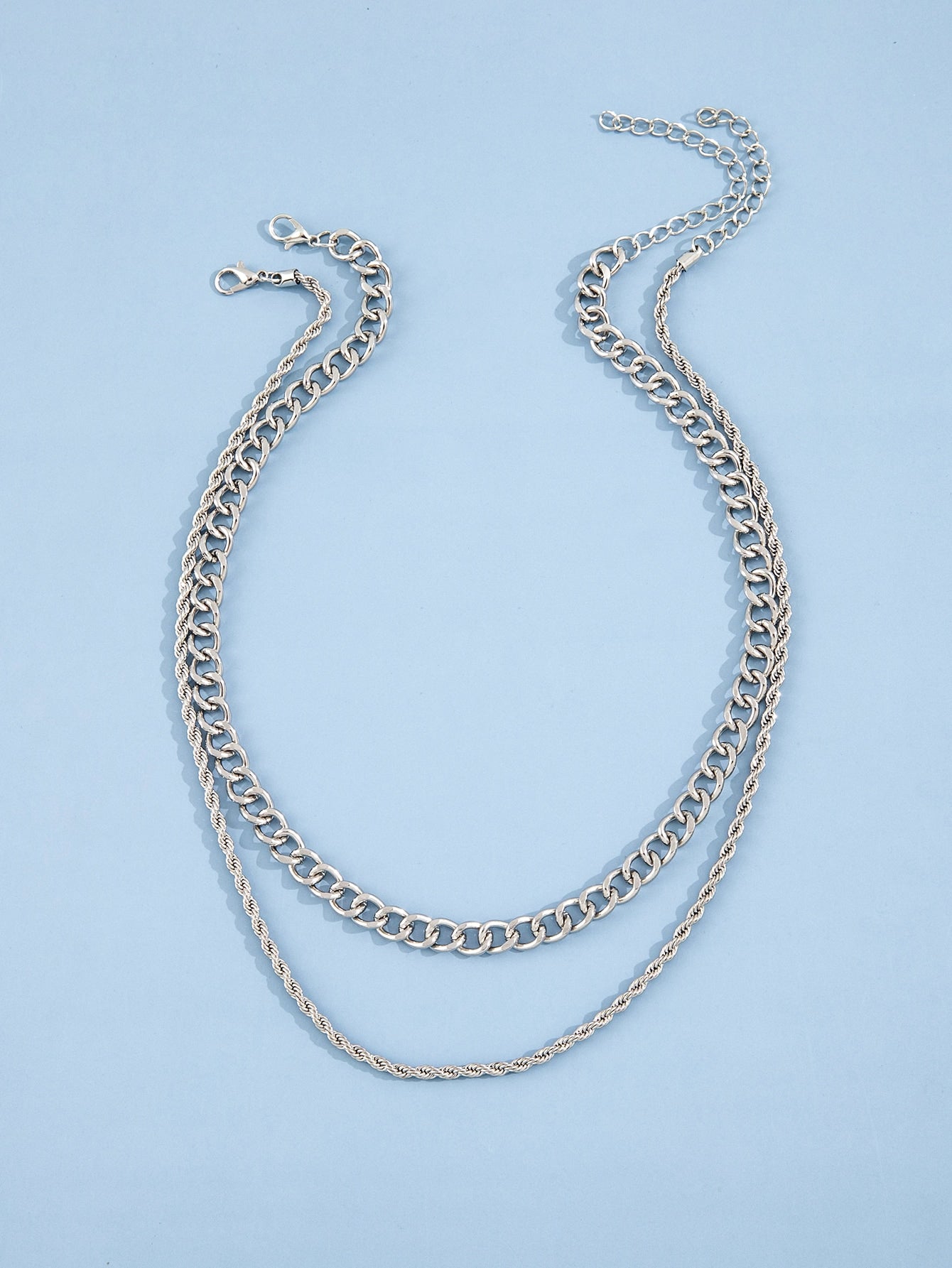 Simple Double Chain Necklace