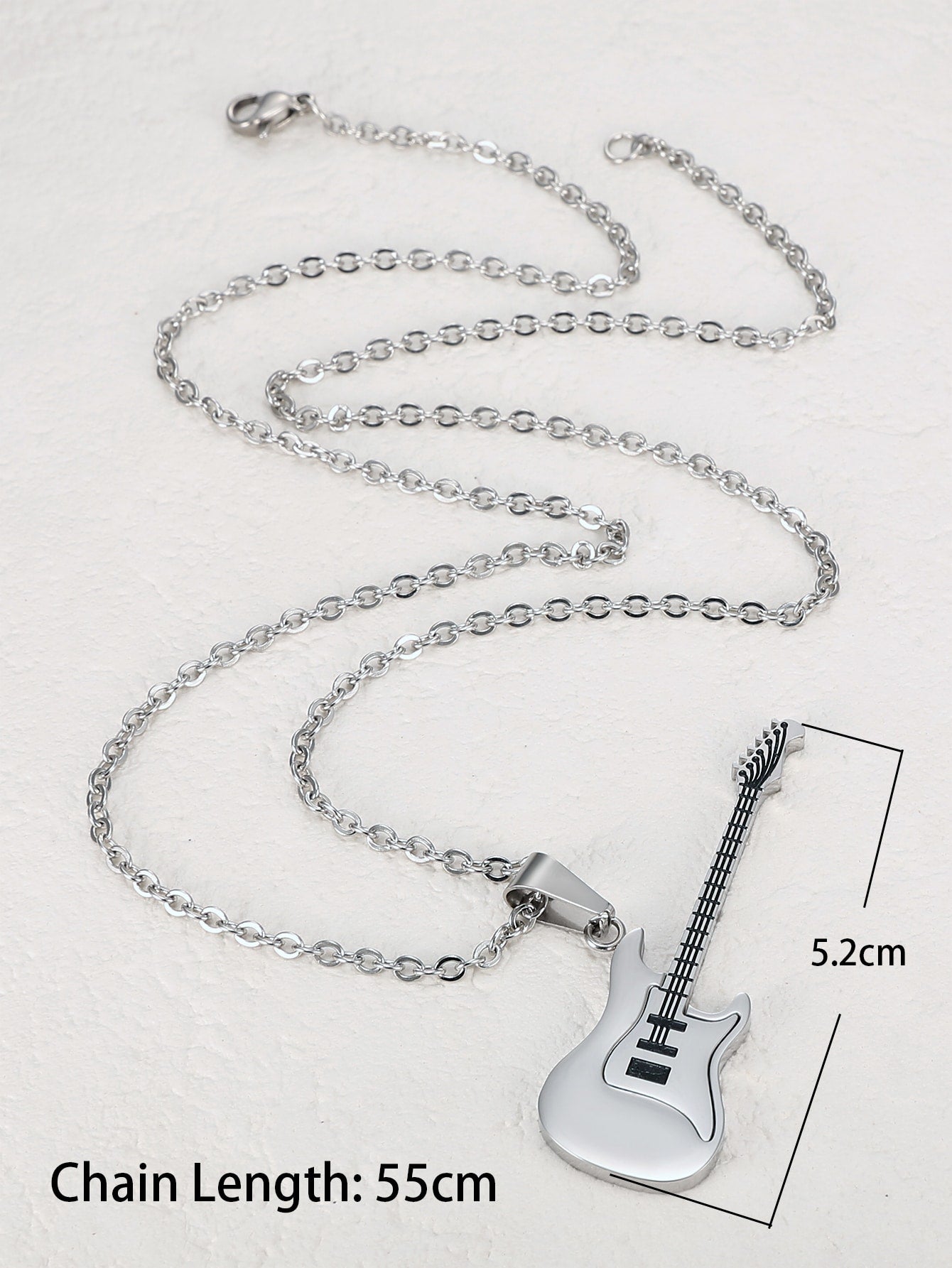 Guitar pendant necklace