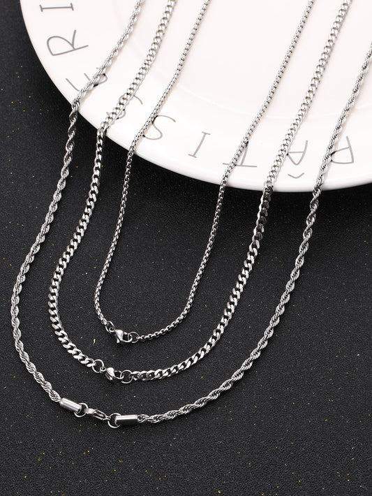 Minimalist necklace 3 pieces