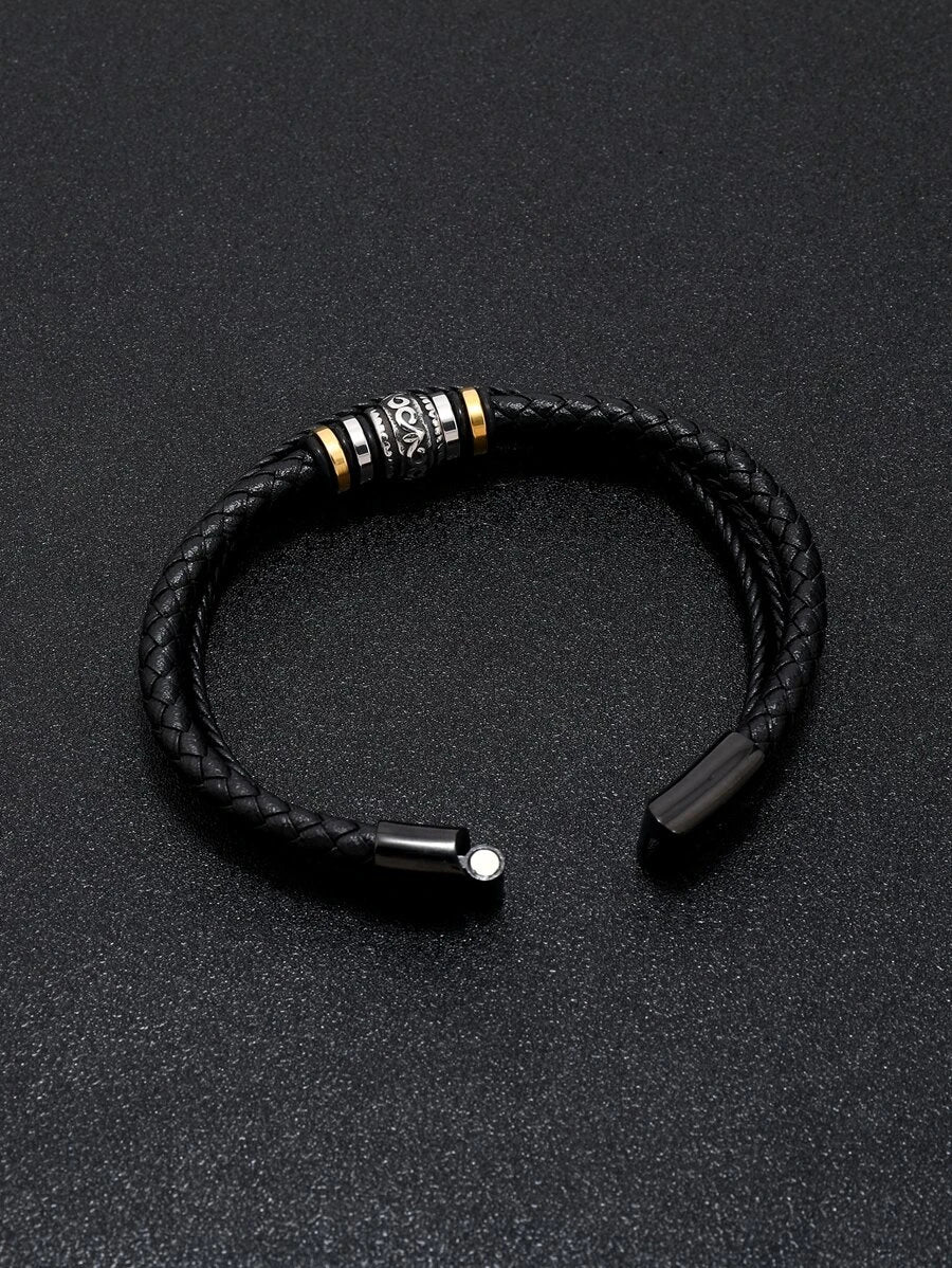 Braided Magnetic Clasp Design Bracelet