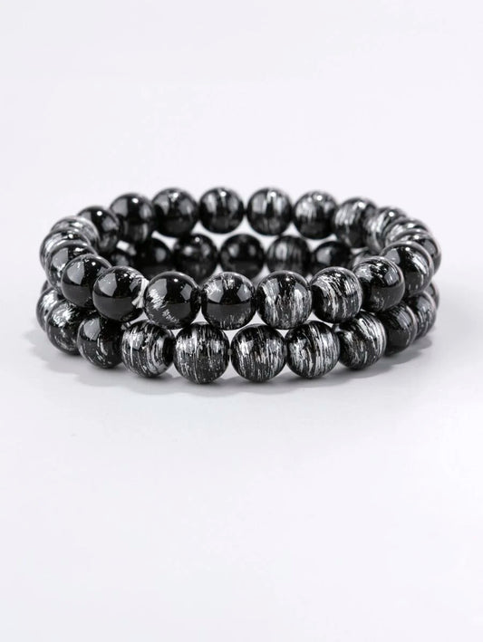 2 Piece Bracelet for Men Casual